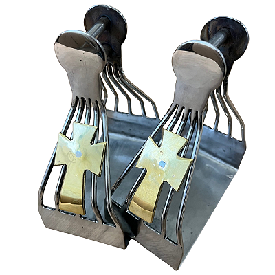 Estribo INOX - Cruz