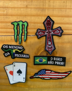 Kit 6 Adesivos De Chapéu Country