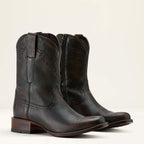 Bota Ariat Masculina Roper Bico Redondo Solado Borracha Importada 10063981