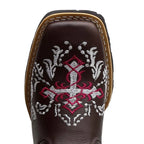 Bota Texana Feminina Cruz Rosa