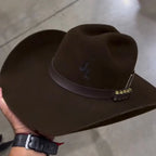 Chapéu Pralana Country + Adesivos Marrom